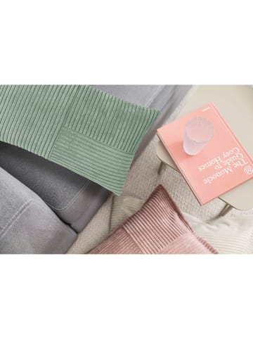 Magma Heimtex Kussenhoes "Shara" grijsgroen - (L)30 x (B)50 cm