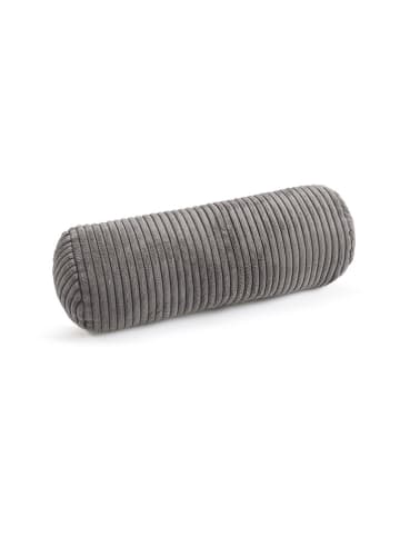 Magma Heimtex Poduszka wałek "Shara" w kolorze antracytowym - 40 x Ø 15 cm