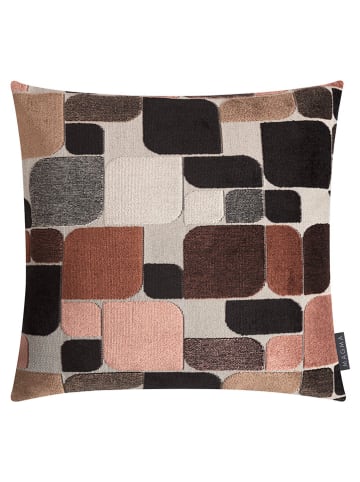 Magma Heimtex Kussenhoes "Okrio" bruin/zwart - (L)45 x (B)45 cm