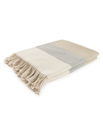 Magma Heimtex Plaid "Sanja" in Beige - (L)200 x (B)150 cm