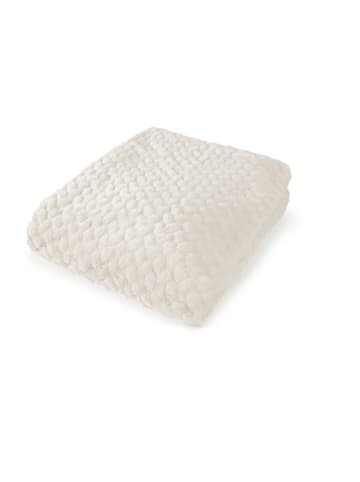 Magma Heimtex Plaid "Mink" crème - (L)200 x (B)150 cm