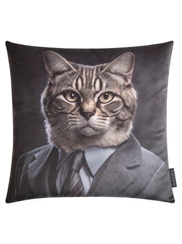 Magma Heimtex Kussenhoes "Arty Animals" grijs - (L)45 x (B)45 cm