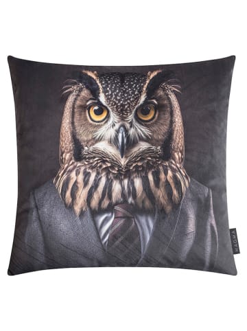 Magma Heimtex Poszewka "Arty Animals" w kolorze antracytowym na poduszkę - 45 x 45 cm