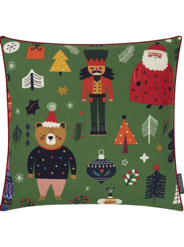 Magma Heimtex Kussenhoes "Xmas Party" groen - (L)45 x (B)45 cm