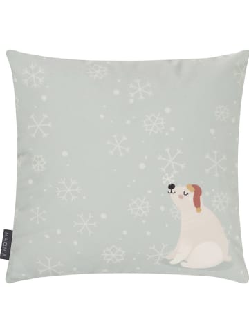 Magma Heimtex Kussen "Eisbär" lichtblauw - (L)40 x (B)40 cm