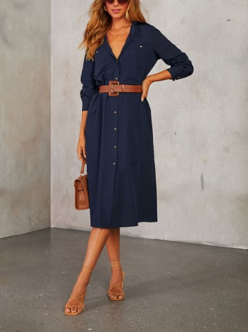 Milan Kiss Kleid in Dunkelblau