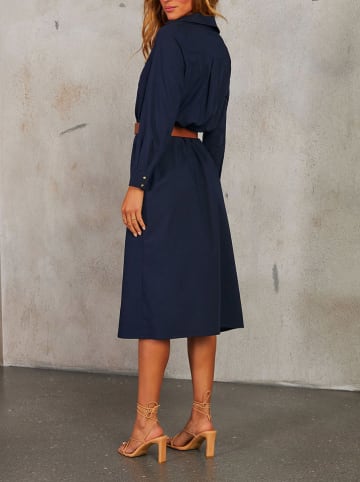 Milan Kiss Jurk donkerblauw