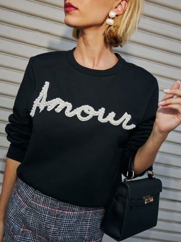 Milan Kiss Sweatshirt in Schwarz