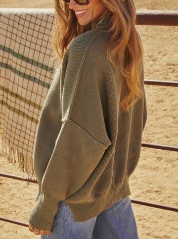 Milan Kiss Pullover in Khaki