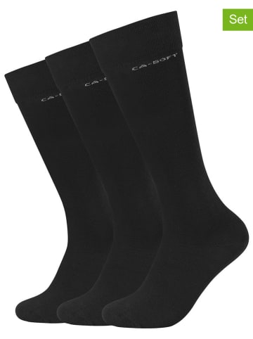 Skechers Skarpety (3 pary) w kolorze czarnym