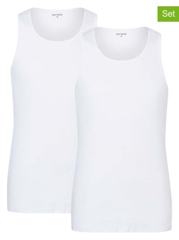 camano 2er Set: Unterhemden in Weiß