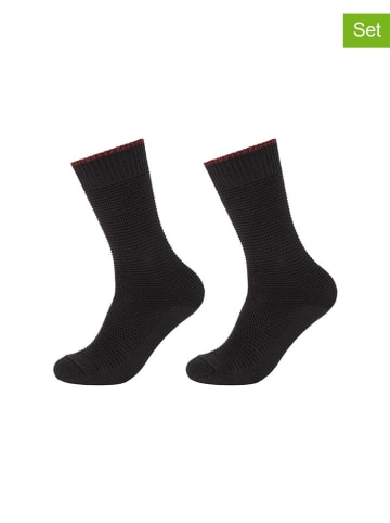 camano 2er-Set: Socken in Schwarz