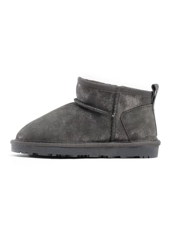 Gooce Leder-Winterboots "Mindiki" in Grau