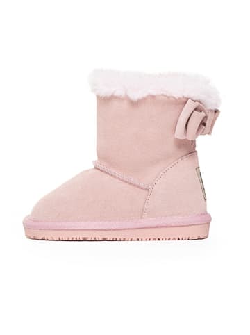 Gooce Leren winterboots "Amak" lichtroze