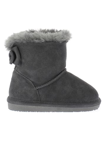Gooce Leder-Winterboots "Amak Toddler" in Anthrazit
