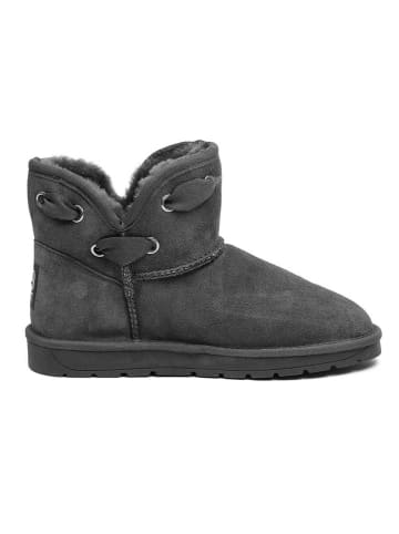 Gooce Leder-Winterboots "Balade" in Grau