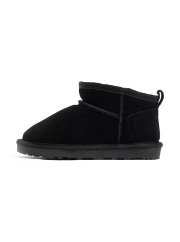 Gooce Leder-Winterboots "Mindiki" in Schwarz