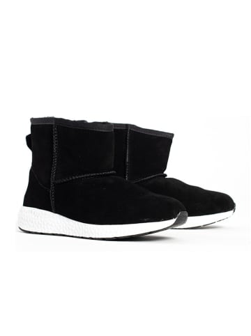 Gooce Leder-Winterboots "Patty" in Schwarz