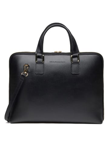 CXL by Christian Lacroix Leren zakentas "Louvre" zwart - (B)38 x (H)28,5 x (D)5,5 cm