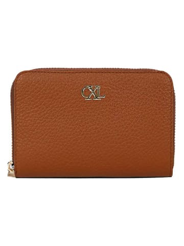 CXL by Christian Lacroix Leren portemonnee "Tuilerie" lichtbruin - (B)12 x (H)10 cm