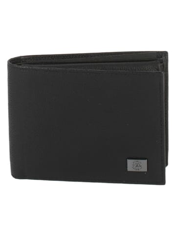 CXL by Christian Lacroix Leren portemonnee "Mateo" zwart - (B)12 x (H)10 x (D)2 cm