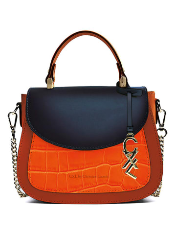 CXL by Christian Lacroix Skórzana torebka w kolorze granatowo-czerwonym  - 23 x 20 x 11 cm