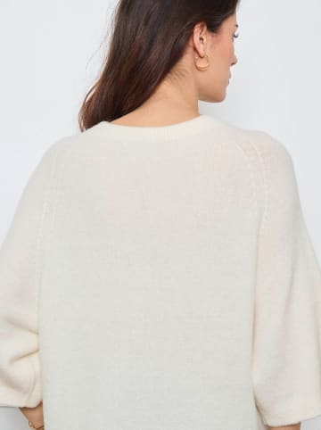 CXL by Christian Lacroix Sweter w kolorze kremowym