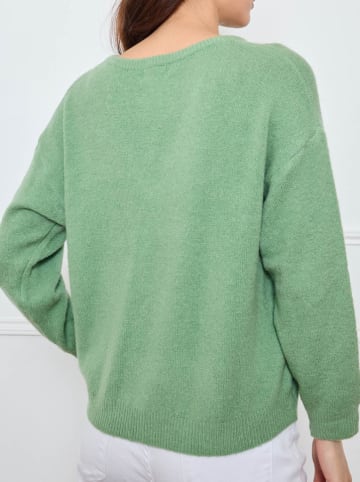CXL by Christian Lacroix Sweter w kolorze zielonym