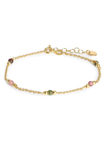 Ania Kruk Pozłacana bransoletka z turmalinem