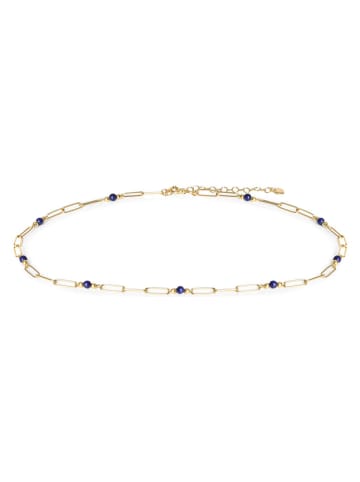 Ania Kruk Pozłacany naszyjnik z elementami ozdobnymi - dł. 38 cm