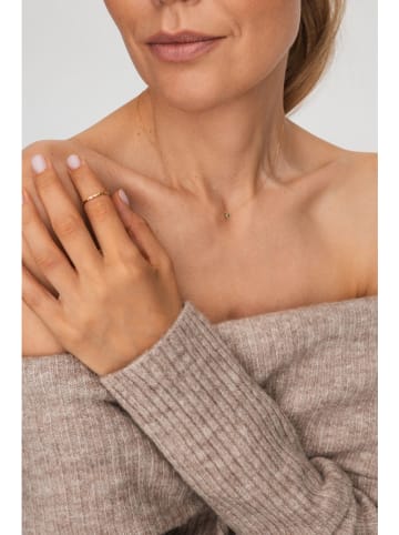 Ania Kruk Złoty naszyjnik z elementem ozdobnym - dł. 40 cm