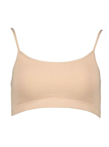 LASCANA 2er-Set: Bustiers in Hellbraun/ Beige