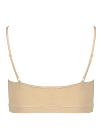 LASCANA 2er-Set: Bustiers in Hellbraun/ Beige