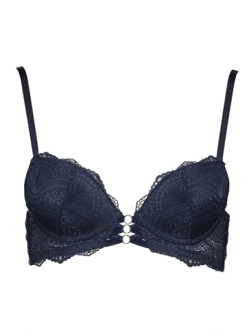 LASCANA Biustonosz push-up "Eleonora" w kolorze granatowym