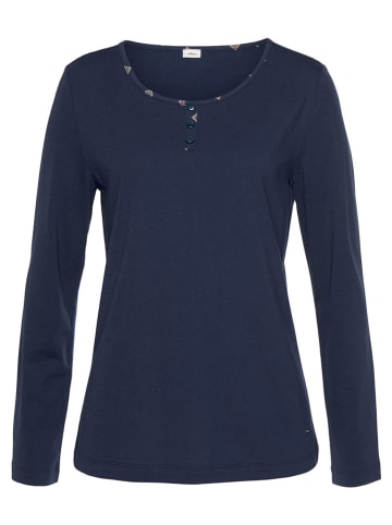 s.Oliver Koszulka piżamowa w kolorze granatowym