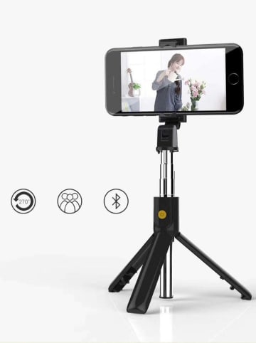 SmartCase Bluetooth-Mini-Selfiestick in Schwarz