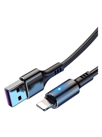 SmartCase Lightning-Kabel in Schwarz - (L)1,2 m
