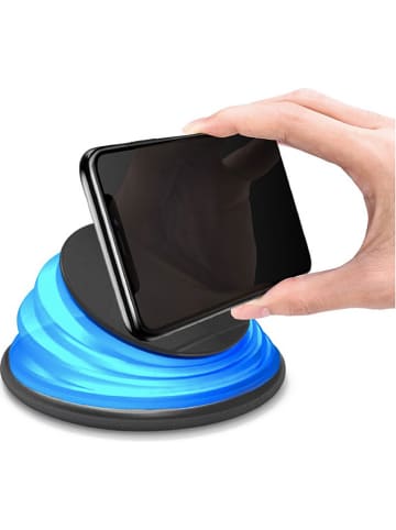 SmartCase Induktions-Smartphone-Halterung in Schwarz/ Blau