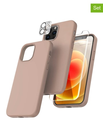 SWEET ACCESS 3tlg. Set: Full-Body-Case für iPhone 13 Pro in Rosa