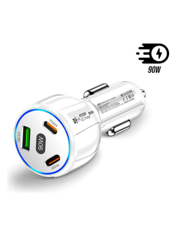 SWEET ACCESS Transmiter samochodowy w kolorze białym