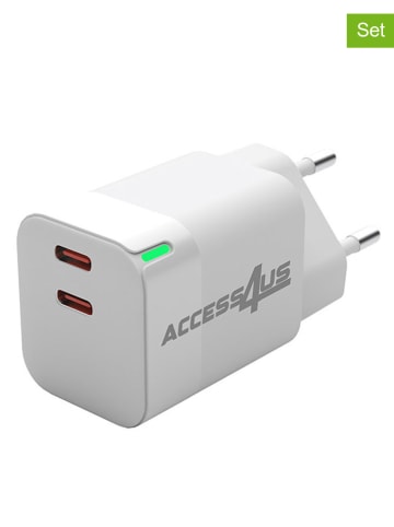 SWEET ACCESS 3-częściowy zestaw do ładowania w kolorze białym