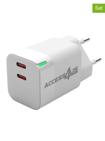 SWEET ACCESS 3-częściowy zestaw w kolorze białym do ładowania