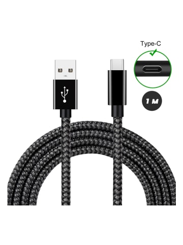 SWEET ACCESS USB-Typ-C-Kabel in Schwarz - (L)1 m