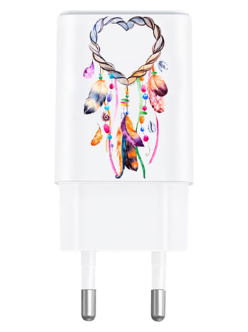 SmartCase USB-Netzstecker in Weiß/ Bunt