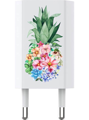 SmartCase USB-Ladegerät in Weiß/ Bunt