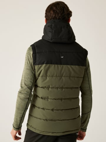 Regatta Doorgestikte bodywarmer "Aldthorn" kaki/zwart