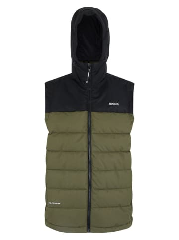 Regatta Steppweste "Aldthorn" in Khaki/ Schwarz