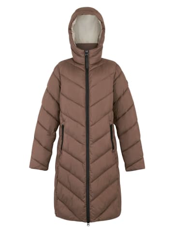 Regatta Płaszcz pikowany "Anita" w kolorze szarobrązowym