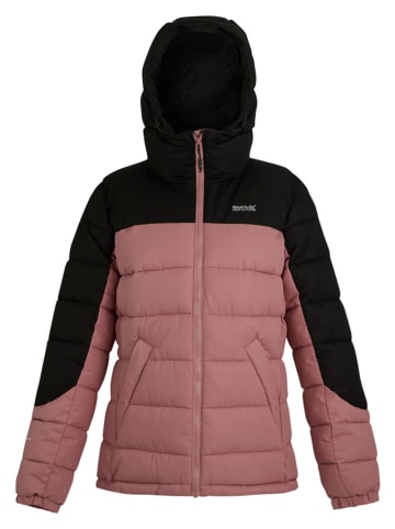 Regatta Kurtka pikowana "Aldthorn" w kolorze jasnoróżowo-czarnym