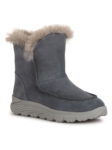 Geox Leren winterlaarzen "Spherica" grijs